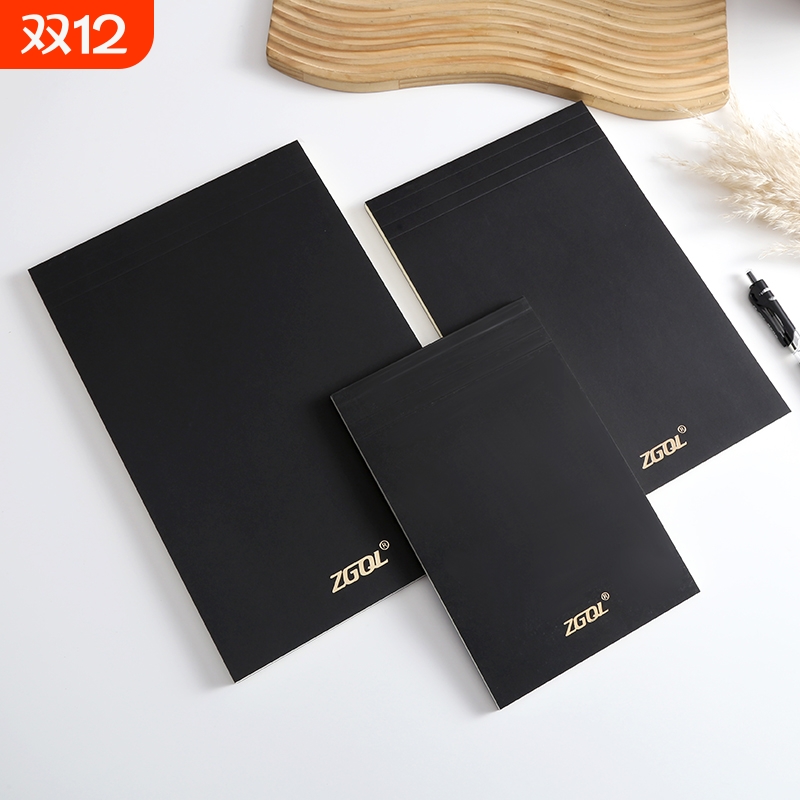 简约拍纸本A4B5A5网格本大学生考研高中横线空白草纸本可撕上翻本