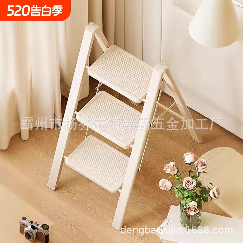1.0厚U型管加厚家用梯折叠花架人字梯多功能室内小型便携登高爬梯