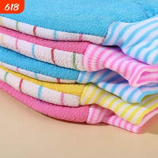 ab双面两用男女搓澡巾洗澡巾强力搓泥加厚家用纯棉搓澡神器搓背