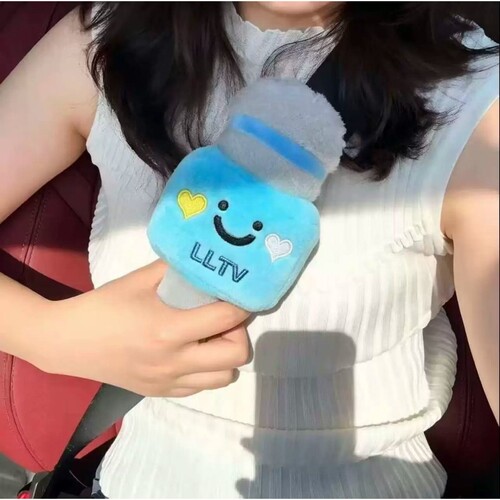 可爱毛绒玩具安全带保护套