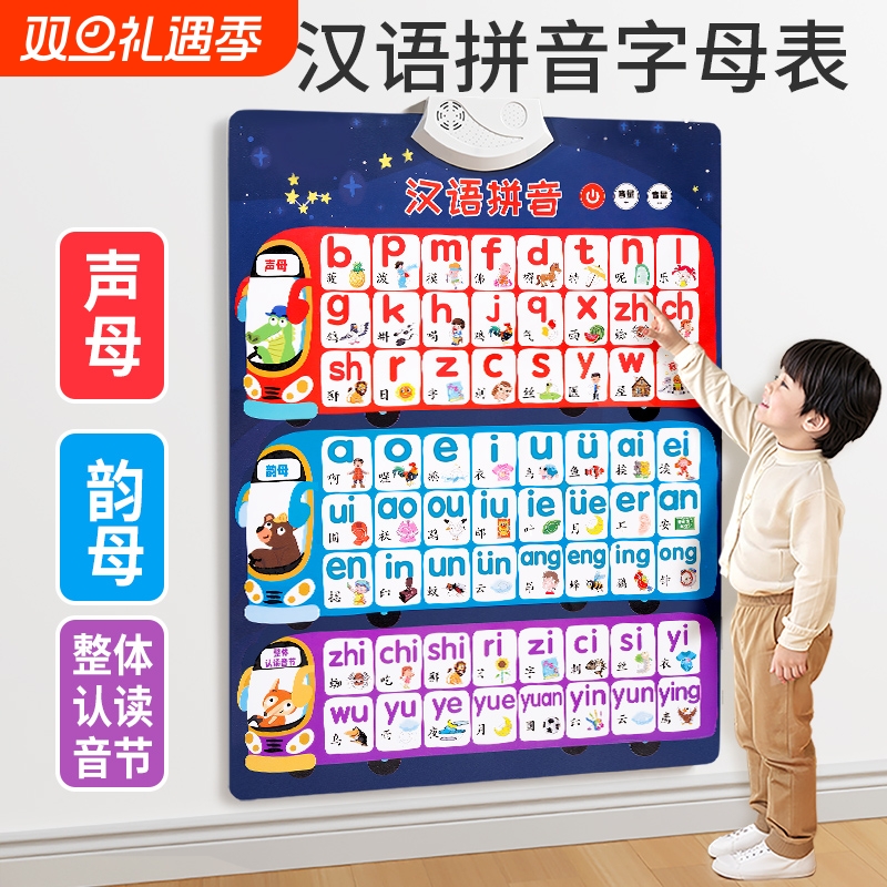 汉语拼音字母表墙贴|万人加购