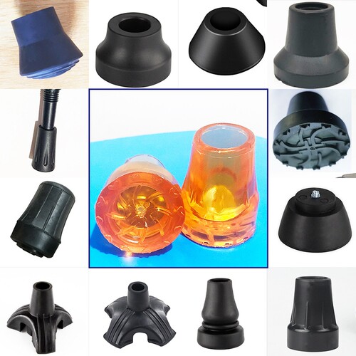 脚垫拐杖防滑垫桌椅胶套胶头手杖垫登山杖脚套双拐脚四脚加厚耐磨