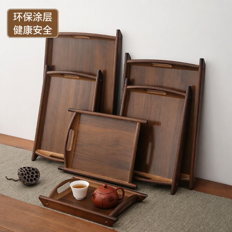 胡桃木长方形茶盘|超1.2万次加购图片