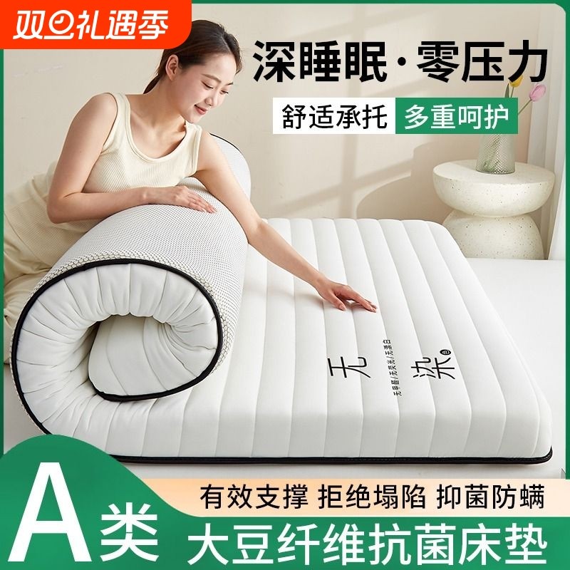 2024新款乳胶床垫记忆棉加厚软垫子床褥榻榻米家用卧室宿舍底铺垫