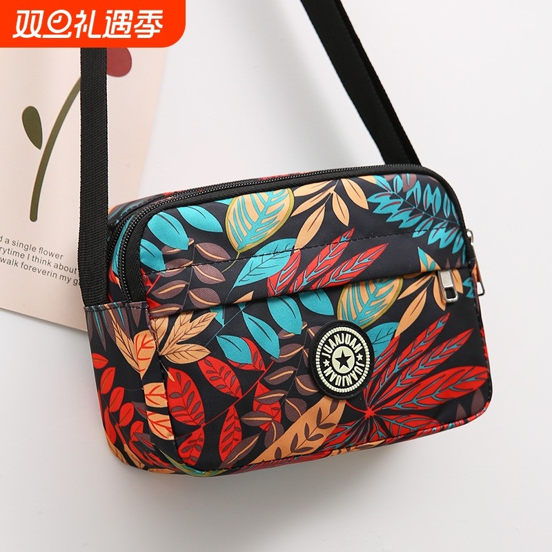 夏季韩版迷你包包手机包小包女斜挎单肩帆布包休闲百搭尼龙格子包