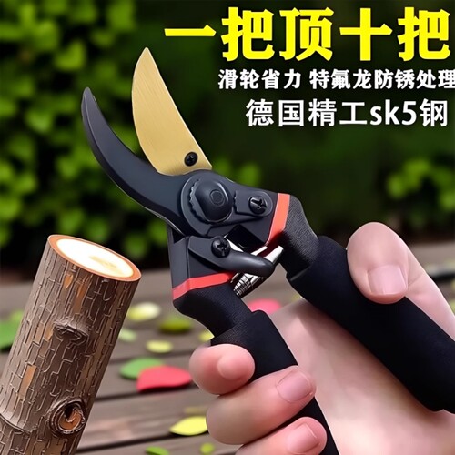 园艺剪刀强力修枝树枝修剪园林花枝剪子粗枝剪枝花卉修枝剪省力