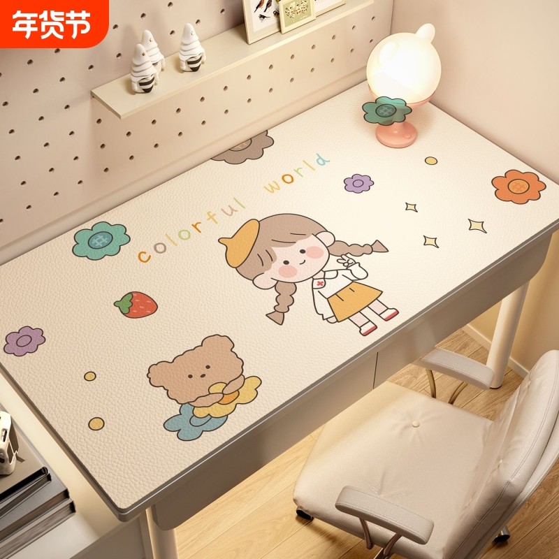 儿童书桌垫子学习环保桌垫学生写字皮革桌面保护垫学生防水桌布,居家布艺,桌布,淘宝优惠券,粉丝福利购,淘宝优惠卷