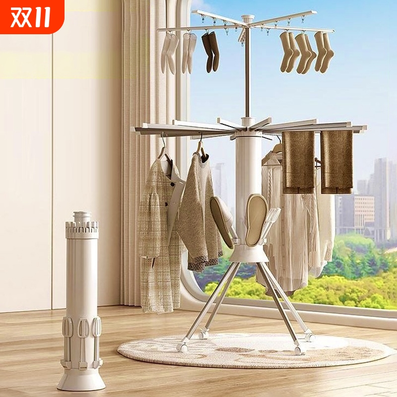 章鱼晾衣架小型晾衣架可移动