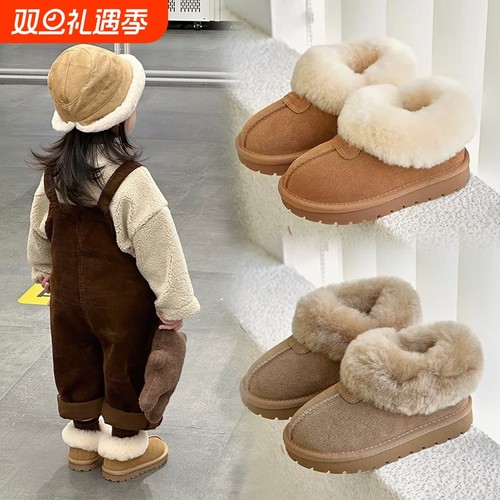 冬季加绒女童雪地靴|千人加购