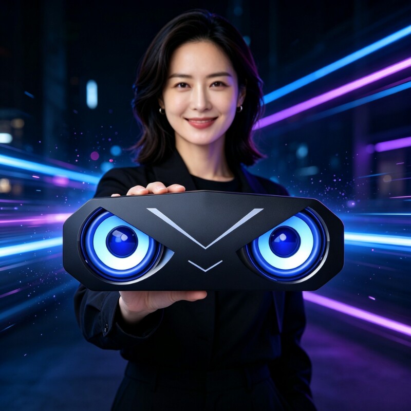 迷你环绕大音量便携语音喇叭无线蓝牙音箱动感氛围灯户外手机音响