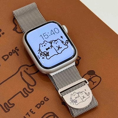 iwatch10磁吸不锈钢表带