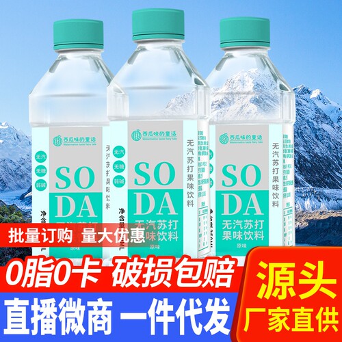 无汽苏打水果味饮料350ml*24瓶