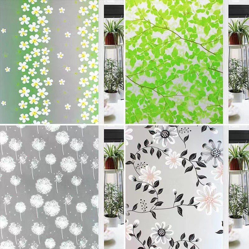 带胶磨砂玻璃贴纸防走光窗户贴膜浴室门卫生间透光窗纸防窥隐私膜