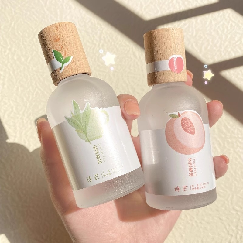 诗芒香水白茶果香女士持久淡香清新花香水蜜桃小众学生党正品男士