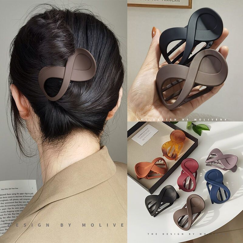 适合发量多的发夹夏季女后脑勺抓夹盘发神器鸭嘴夹高级感发卡发饰