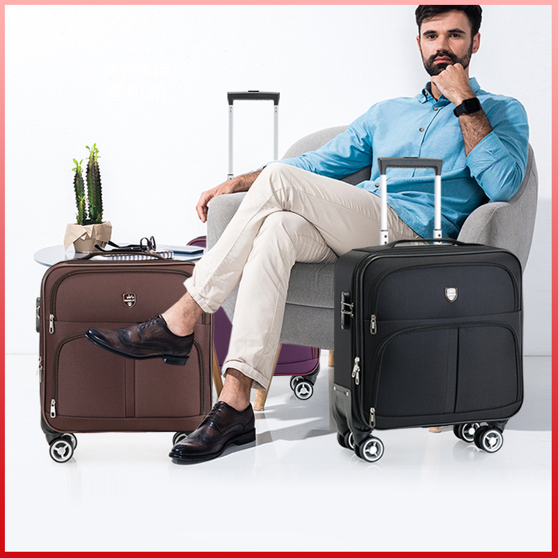 轻便多口袋登机箱威克伦牛津布万向轮