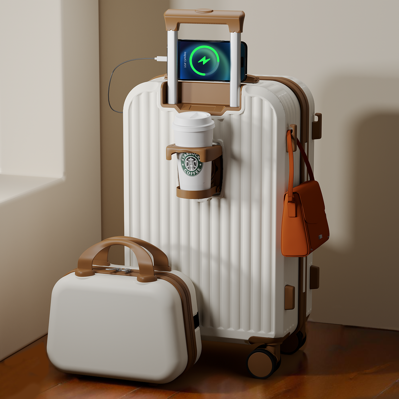 2025新款行李箱男学生旅行箱女26寸多功能耐用万向轮20寸登机箱