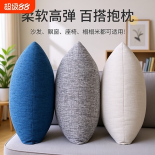 客厅沙发抱枕靠垫轻奢2026新款 高级感床头椅子方形可拆洗枕芯座椅
