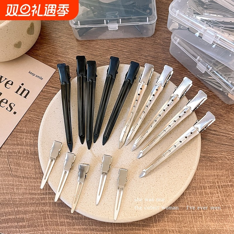 发根固定蓬松发夹女无痕刘海高颅顶造型发卡化妆定位鸭嘴夹子头饰