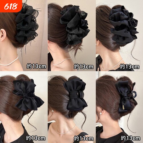 蝴蝶结抓夹女发饰|超1000次加购