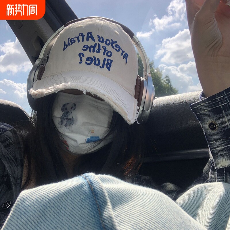 帽子女鸭舌帽2025新款美式复古棒球帽ins潮牌显脸小男款遮阳帽