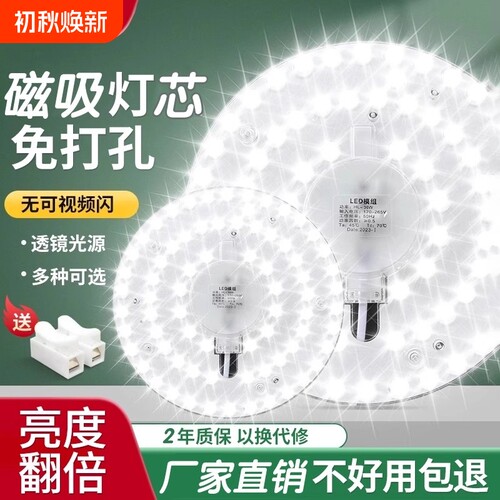 LED灯盘超亮三色光|超6000次加购