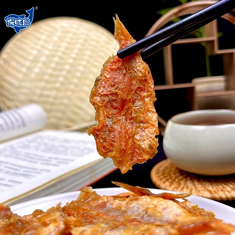 探味岛福建特产香辣红娘鱼干即食东山岛零食小吃海味鱼片烤鱼