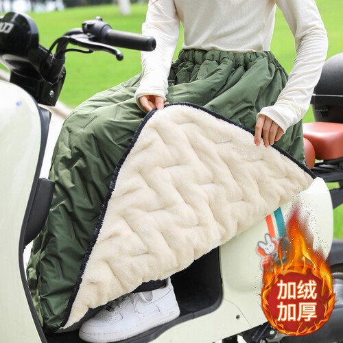 秋冬加厚防水电动车挡风被保暖