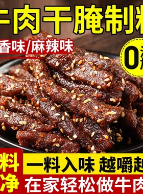 牛肉干腌制料旗舰店无添加风干肉专用腌料腌肉调料五香肉干猪肉干