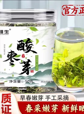 酸枣芽茶非野生直采山东头茬嫩芽