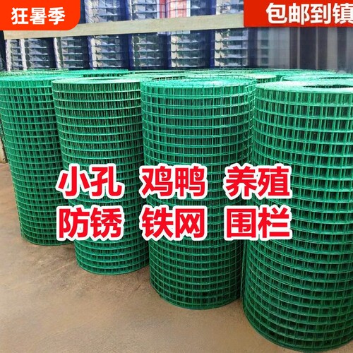 绿色围栏网鸡鸭鹅分区隔离护栏网