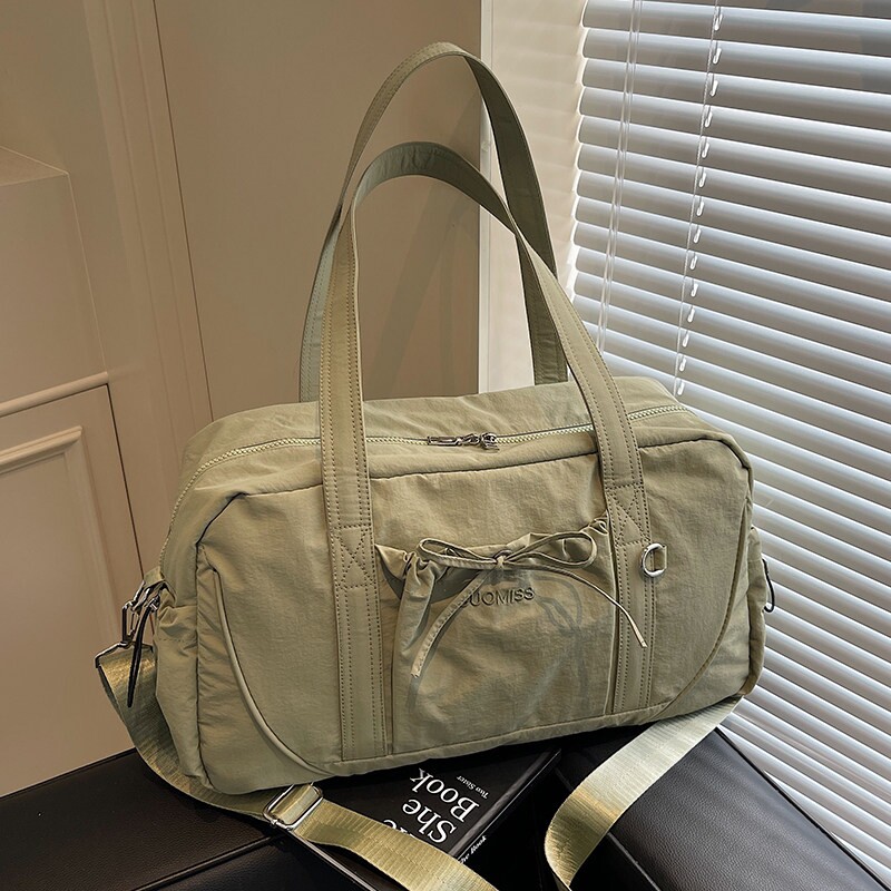 轻便大容量休闲韩系健身包时尚简约短途旅行包通勤瑜伽收纳行李袋