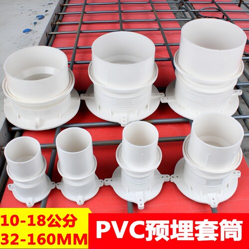 PVC止水节110加厚预埋套管