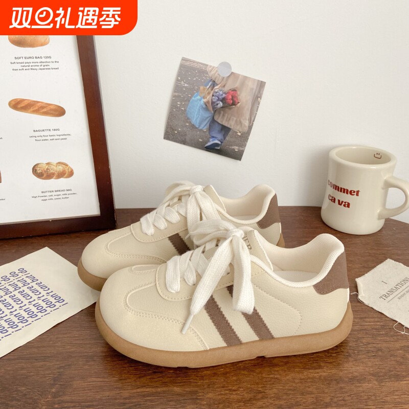 丑萌德训板鞋女大头春夏新款chic小众韩版百搭学生运动阿甘小白鞋