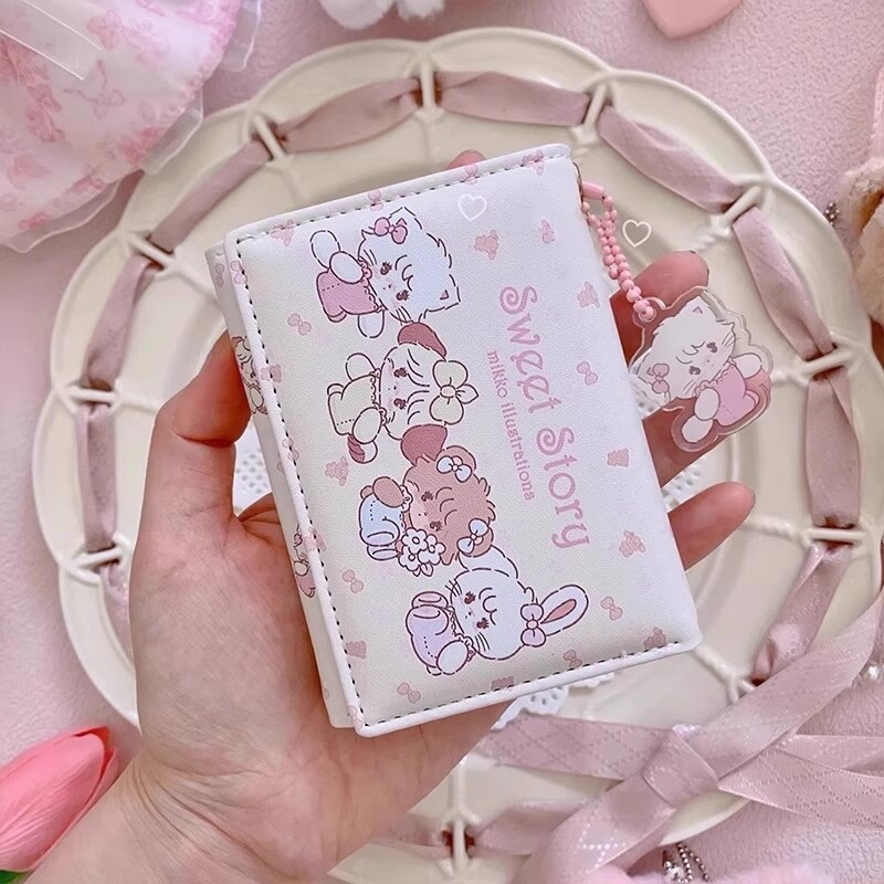 2025新款简约短款钱包小巧卡包多卡位大容量小众零钱包女生日礼物