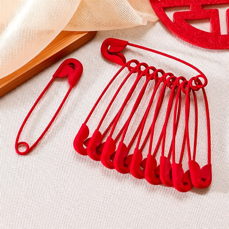 红色别针装饰胸针|超2000次加购图片