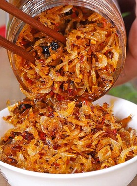 鲜虾拌饭拌面酱香辣虾米下饭菜