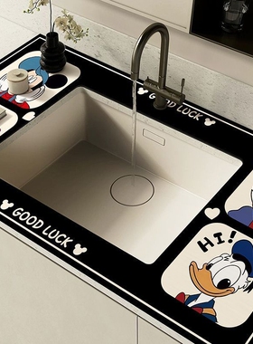 洗手台吸水垫硅藻泥沥水垫卫生间洗漱台面水龙头洗手池厨房水槽垫