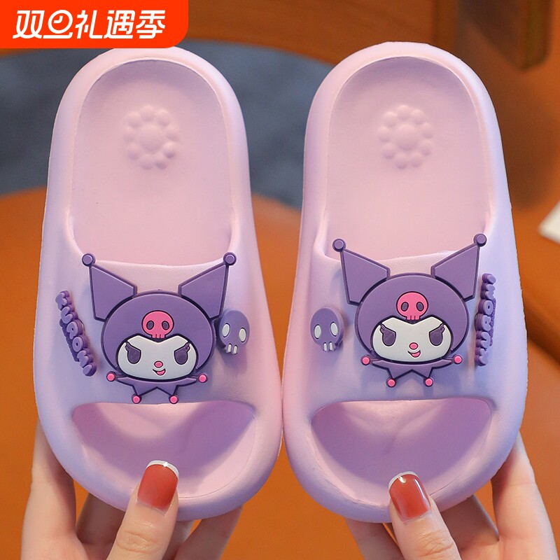 库洛米儿童拖鞋女童2025新款小公主防滑女孩居家室内外穿凉拖夏季
