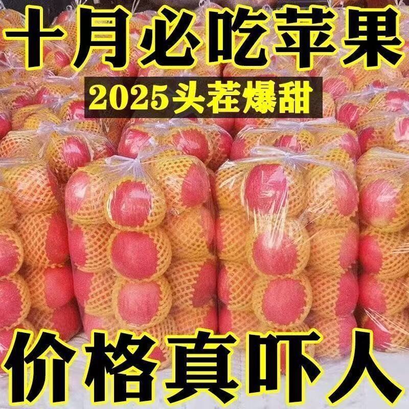 【爆甜】正宗山西红富士苹果水果脆甜冰糖心当季新鲜水果整箱批发