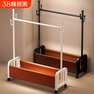 衣架落地家用室内房间移动晾衣架卧室衣帽架收纳挂衣架阳台宿舍