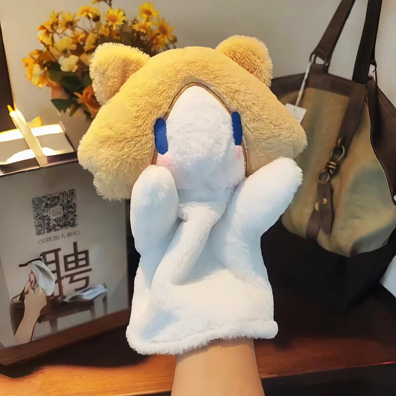 可爱猫咪手偶互动公仔娃娃图片