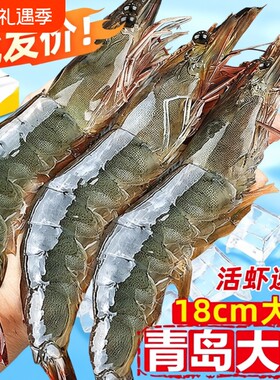 鲜活速冻特大白虾【顺丰闪送】