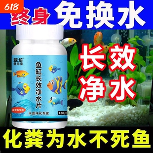 鱼缸净水剂净化水质清澈剂硝化细菌养鱼专用不伤鱼浑水立清常备