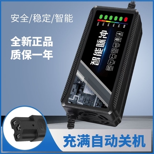 电动车电瓶充电器48v12ah60v20a72v适用于爱玛雅迪三轮铅酸石墨烯