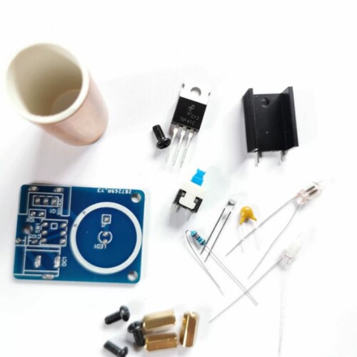 BD243迷你特斯拉线圈套件 魔术道具DIY散件隔空点灯 科技电子制作