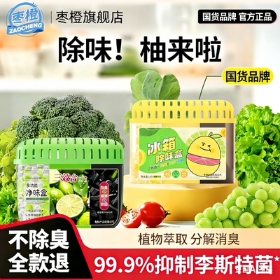 冰箱除味剂家用清洁去除异味抑菌活性炭除味盒除臭去味净化神器