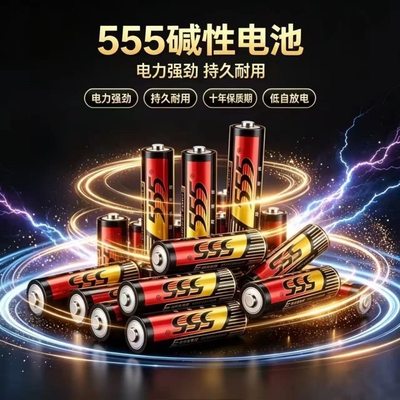 555碱性和碳性五号七号5号AA7号AAA无线鼠标遥控器玩具血压计指纹锁智能锁煤气表1.5V无汞干电池