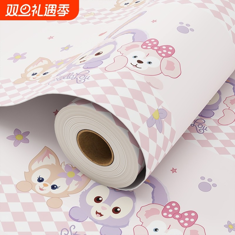 卡通桌面翻新贴纸自粘宿舍书桌防水遮丑改造儿童墙纸学生保护防潮