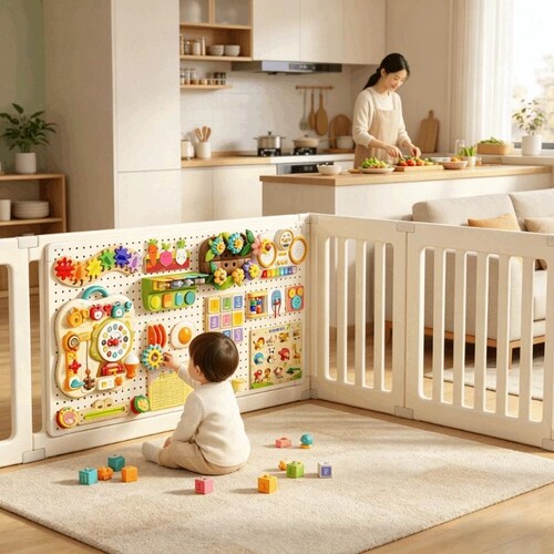 宝宝玩具忙碌板早教益智玩具